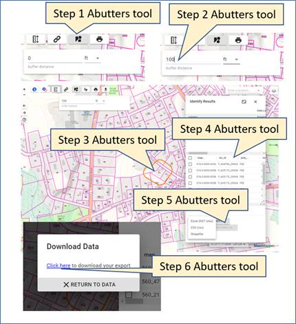 steps for using abutters tool